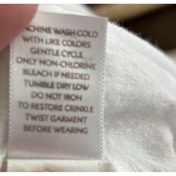 J. Jill Tan Floral Linen Midi Skirt Women's Size 14 Fairy Whimsical - Picture 7 of 12